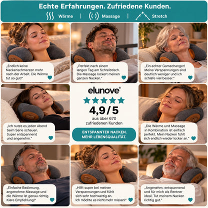 NeckEase - Wärme- & Massagekissen für den Nacken