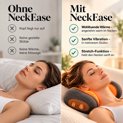 NeckEase - Wärme- & Massagekissen für den Nacken